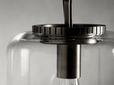 Noma Cylinder Pendant with Bronze Chain