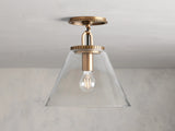 Small Noma Cone Flush Mount