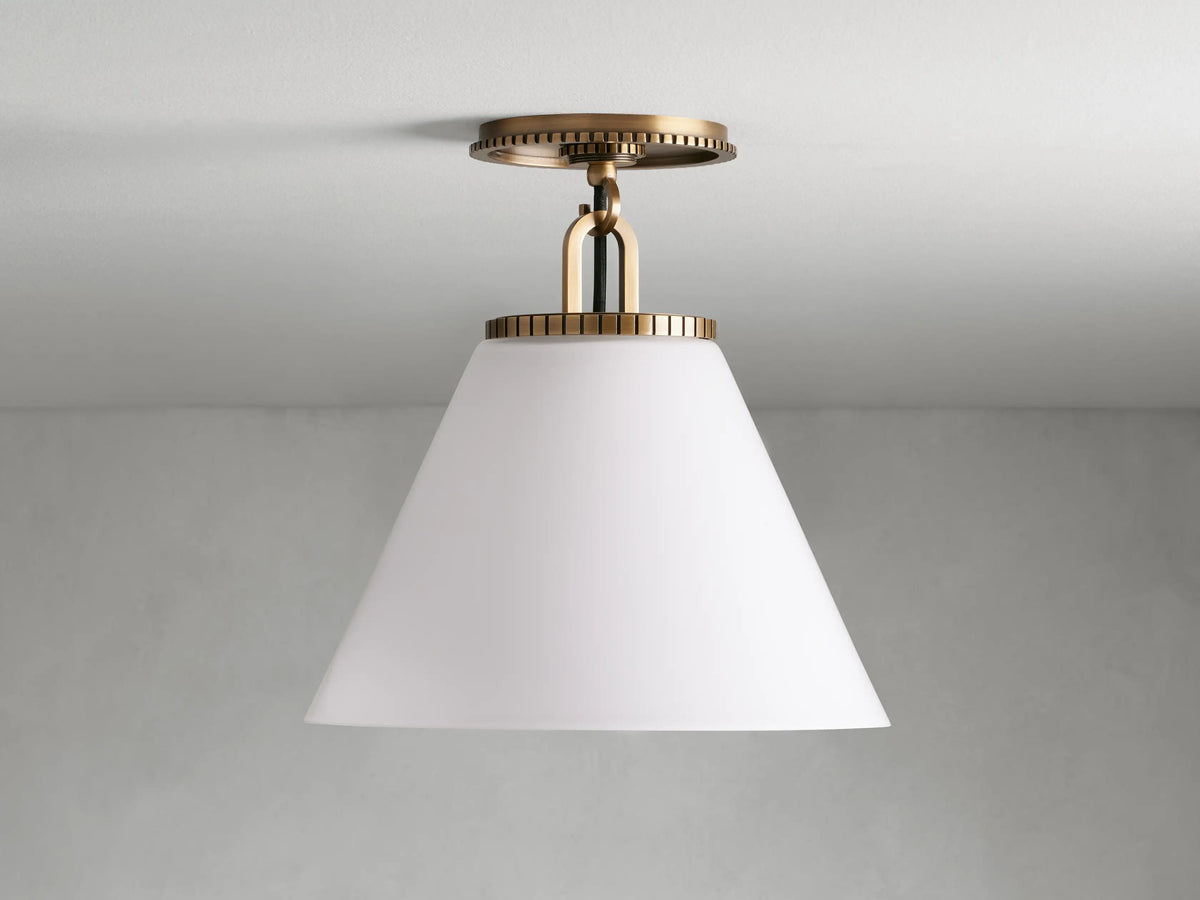 Small Noma Cone Flush Mount