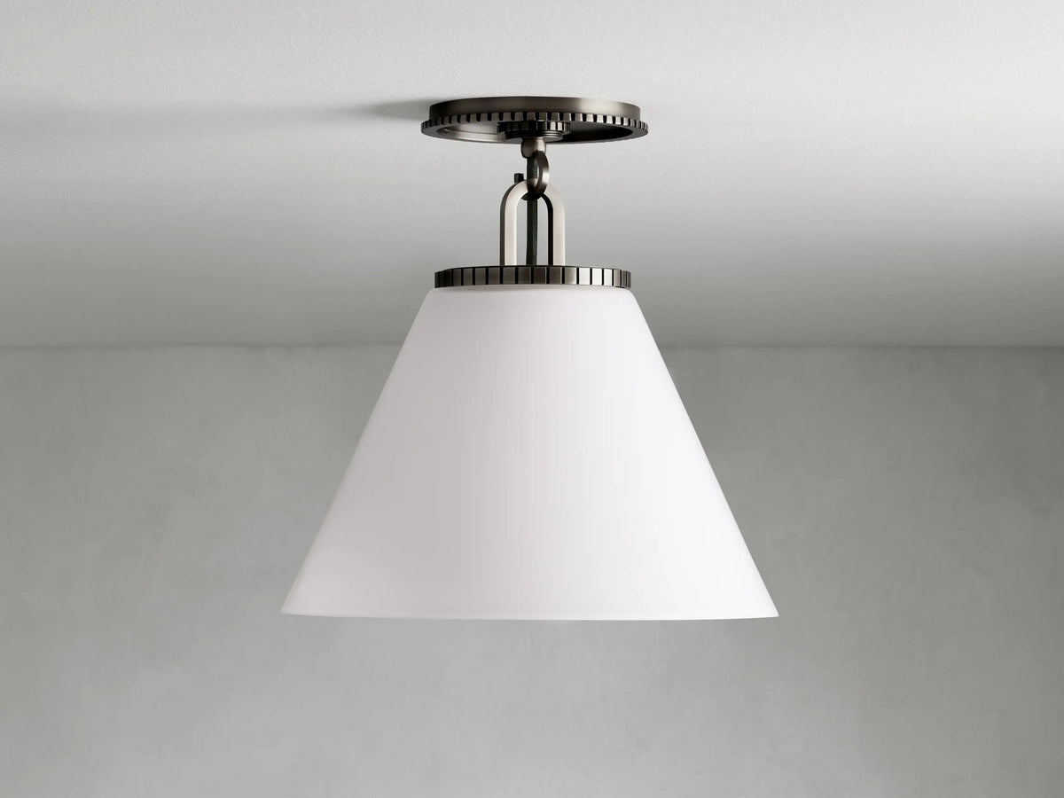 Small Noma Cone Flush Mount