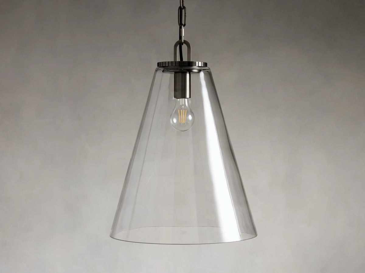 Wescott Medium Cone Pendant with Bronze Rod