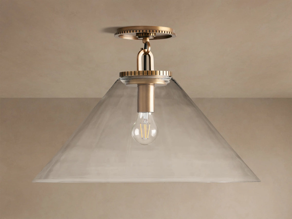 Large Noma Cone Flush Mount