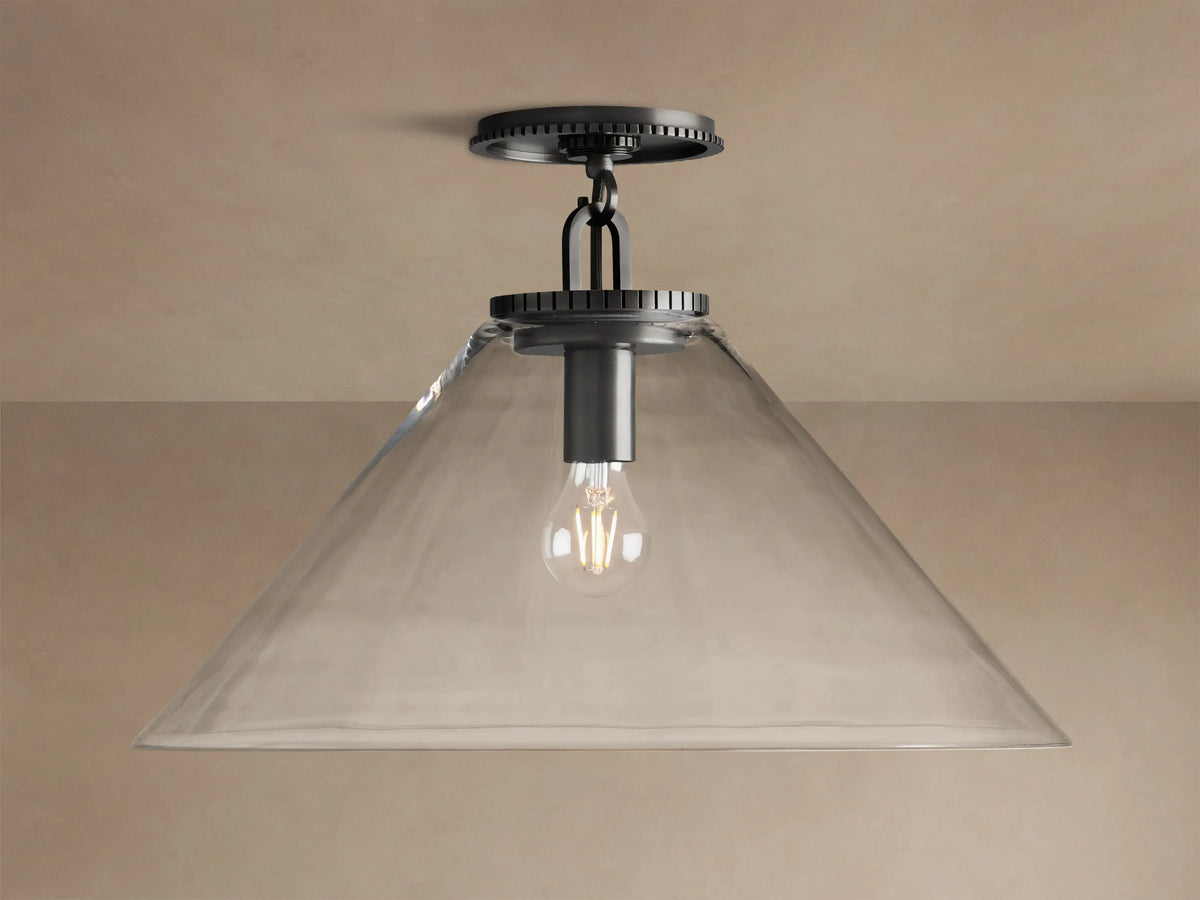 Large Noma Cone Flush Mount