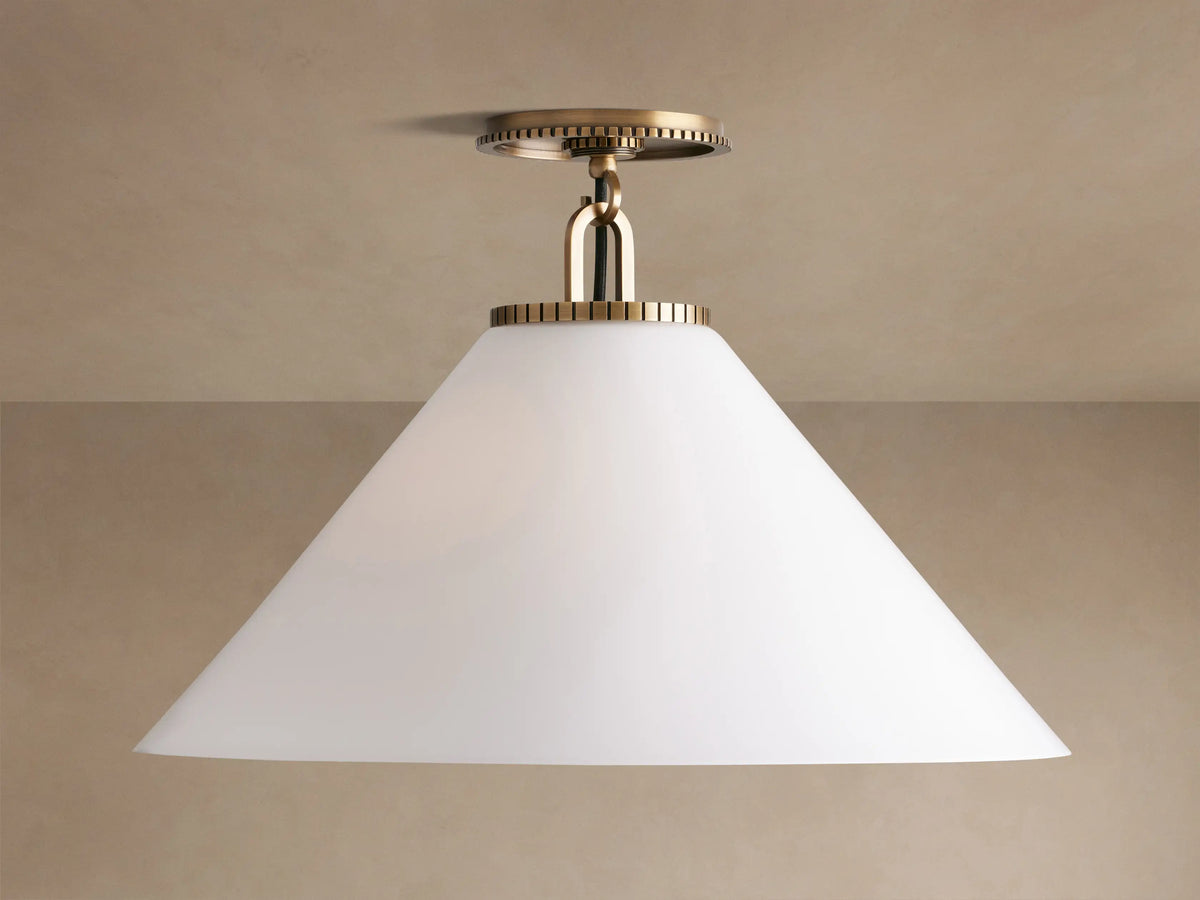 Large Noma Cone Flush Mount
