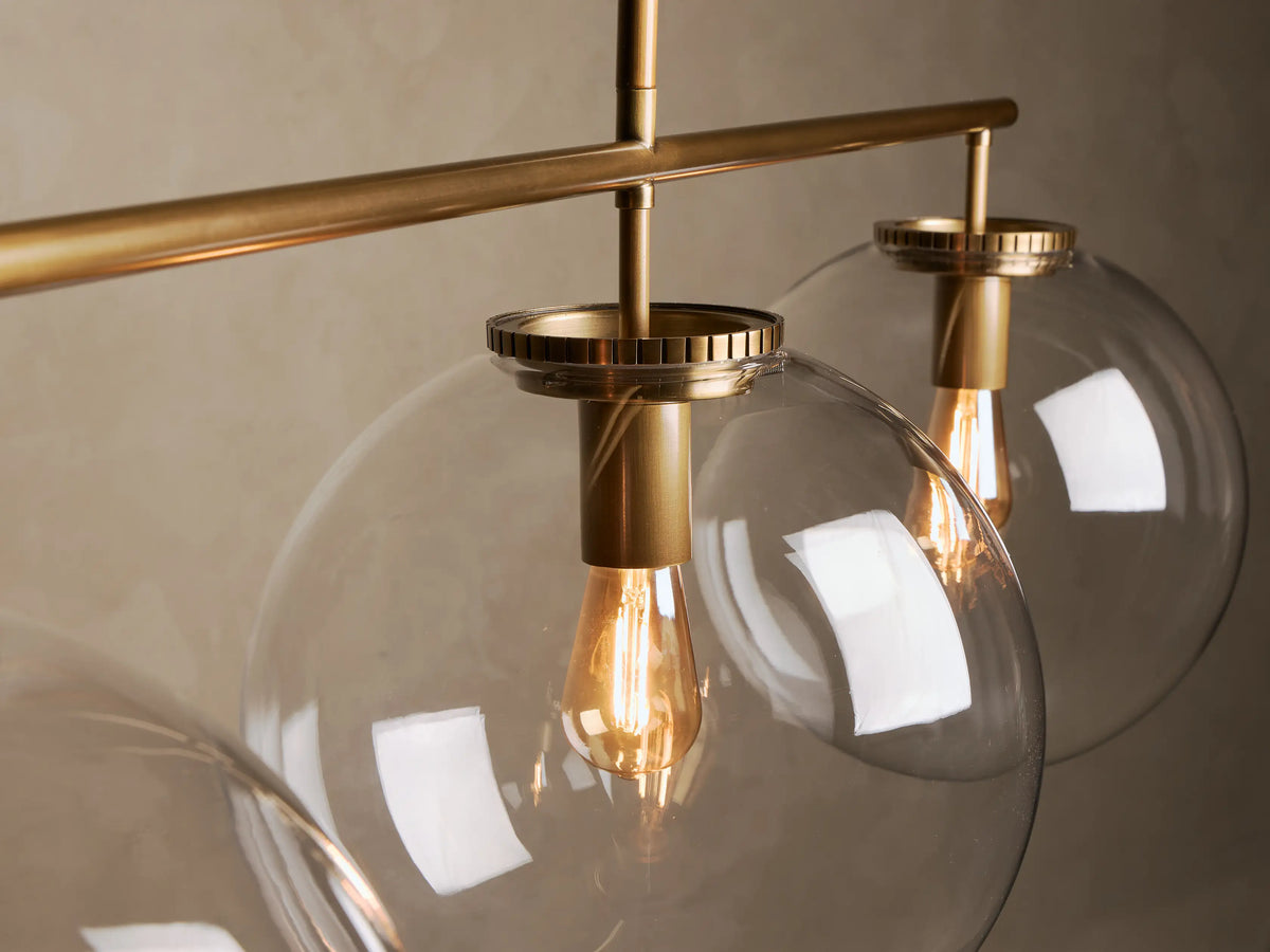 Noma Linear Globe Chandelier