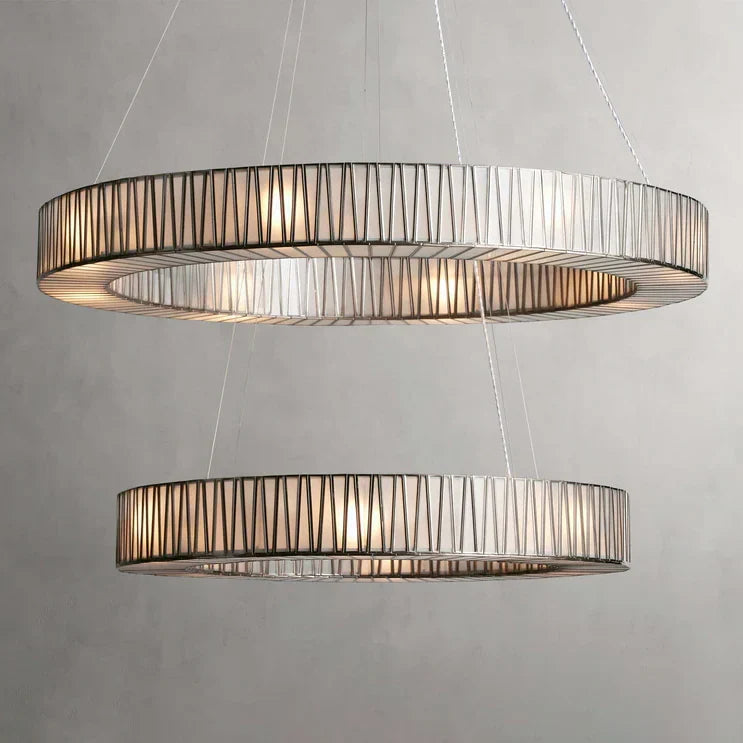 Jeunet 2-Tier Round Chandelier
