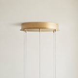 Arica Alabaster Round Chandelier