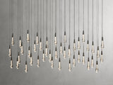 Soltaire Glass Linear Chandelier