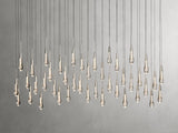 Soltaire Glass Linear Chandelier