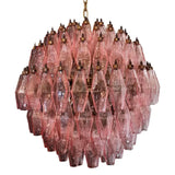 Verona Round Chandelier 24" - 140 Glass Pink