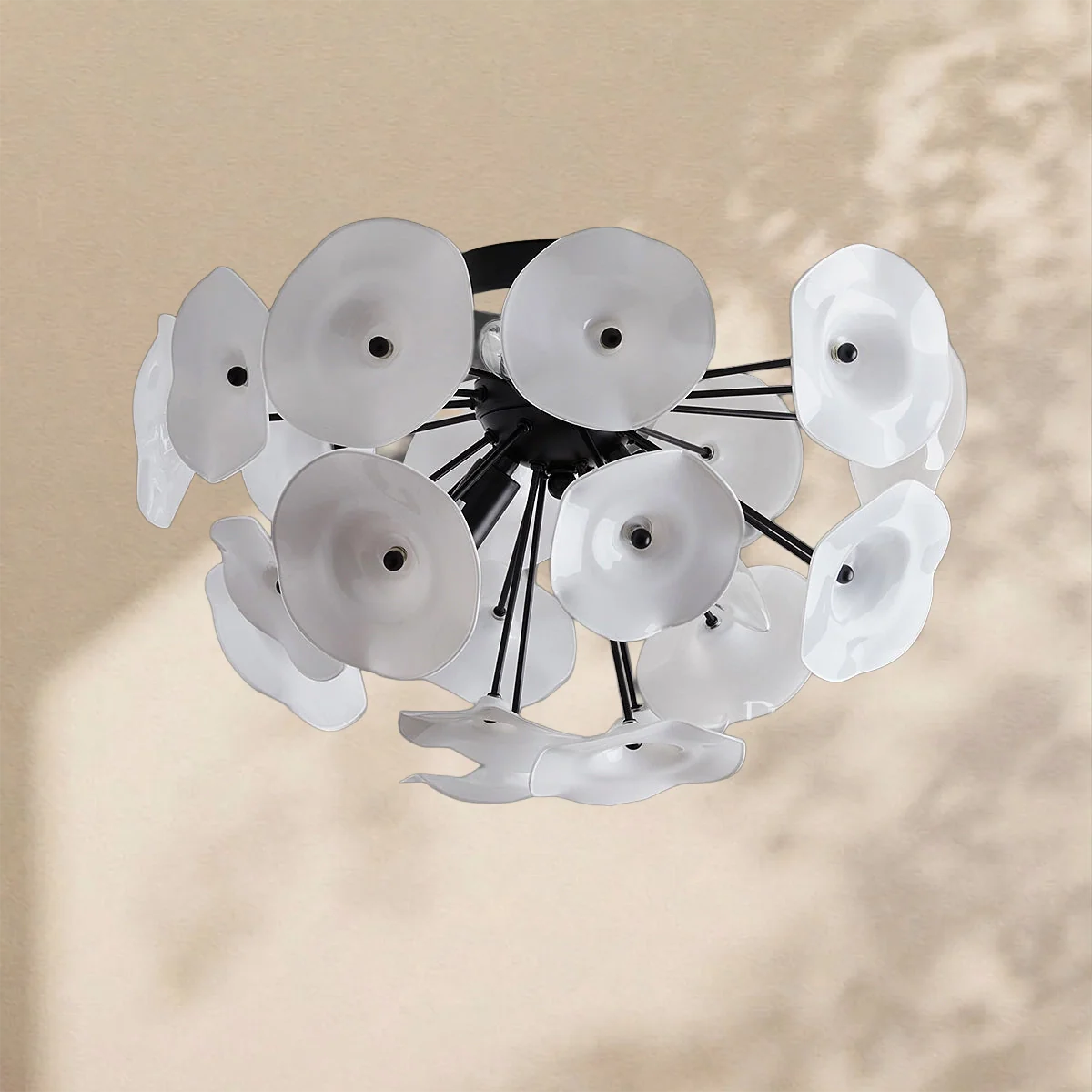 Lily Flushmount in Black