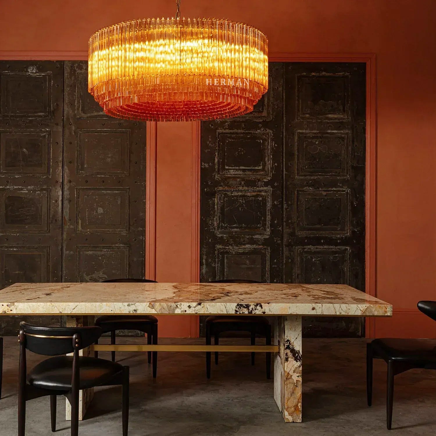 Amaro Drum Chandelier 51.2″