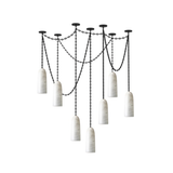 Figure Spanish Chain Alabaster Chandelier