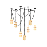 Orba Chain Alabaster Chandelier