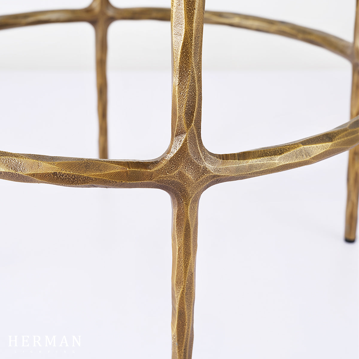 Hand Forged Metal Bar Swivel Counter Stool