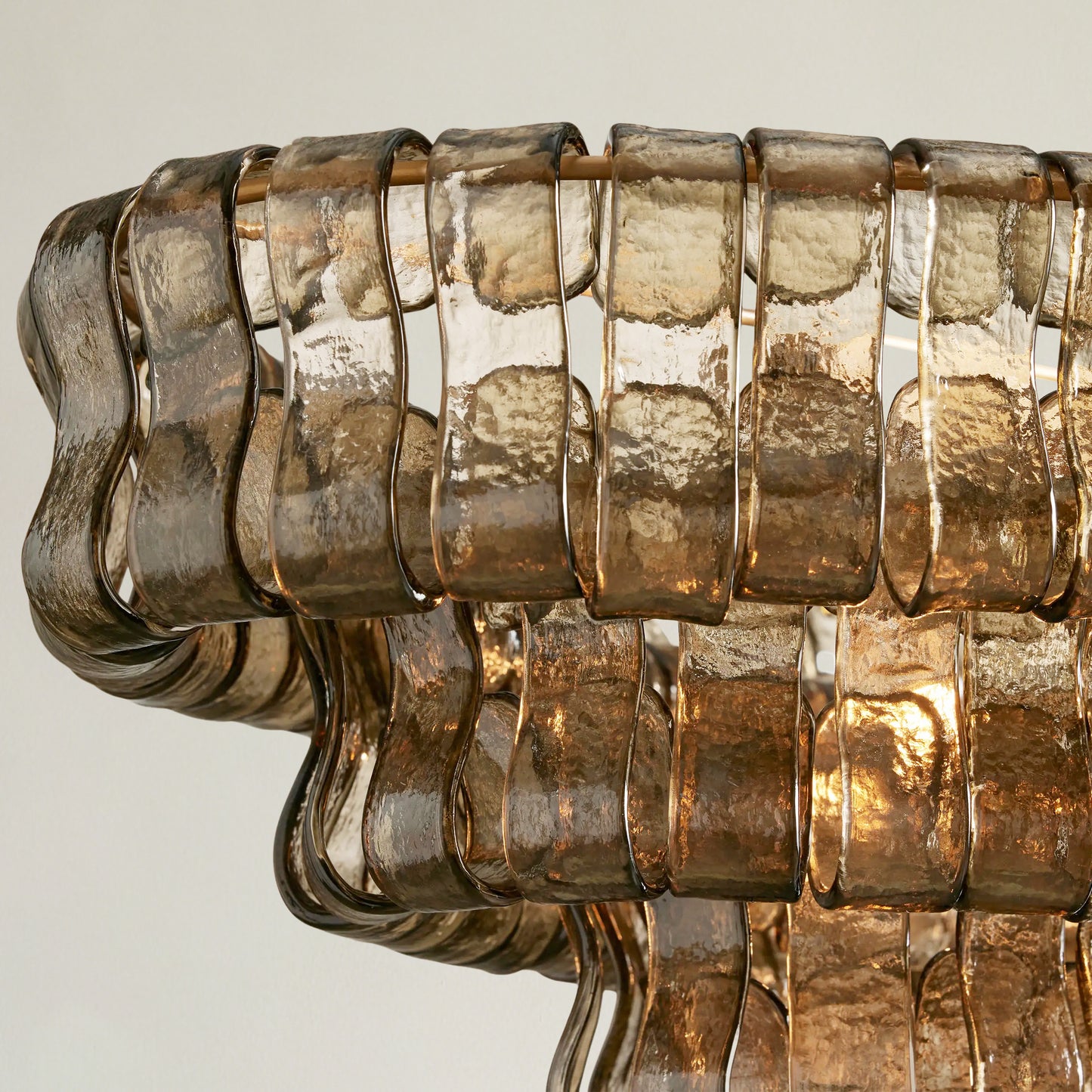 Ghiaccio Oval Chandelier 54"W 65"W