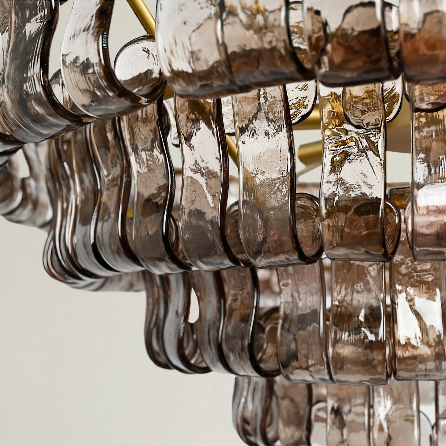 Ghiaccio 4-Tier Round Chandelier 36"