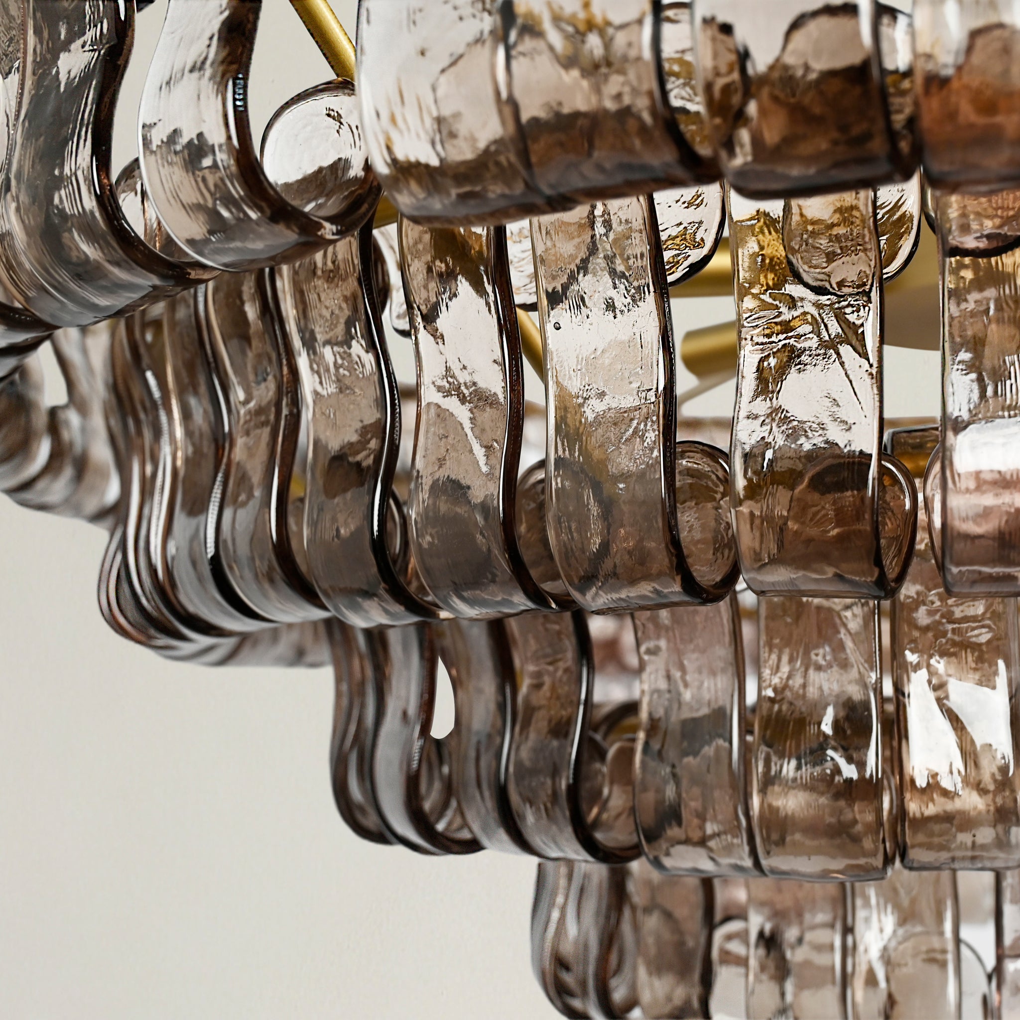 Ghiaccio 4-Tier Round Chandelier 36"