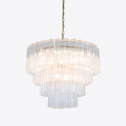 Large Treviso Murano Chandelier 31.5"
