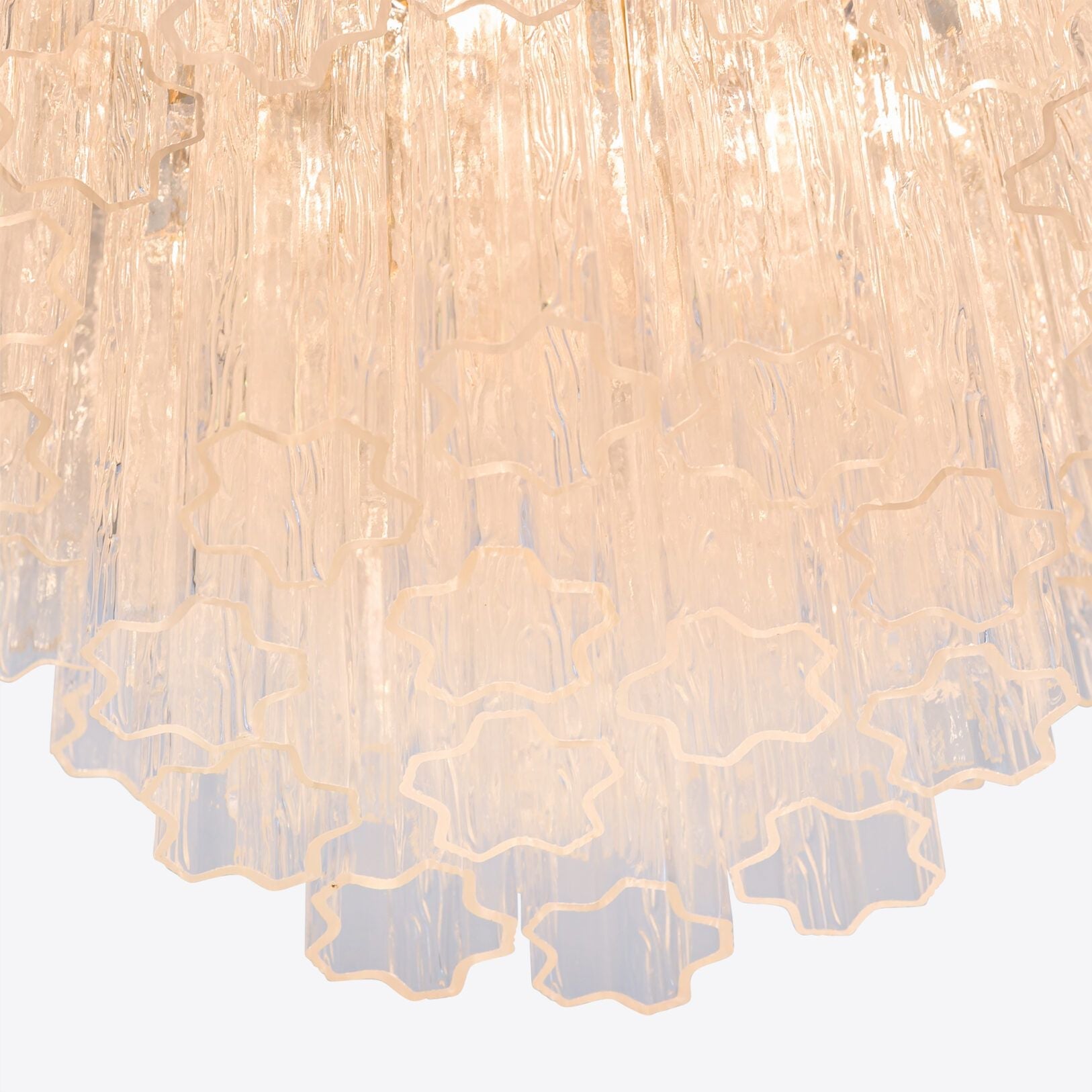 Large Treviso Murano Chandelier 31.5"