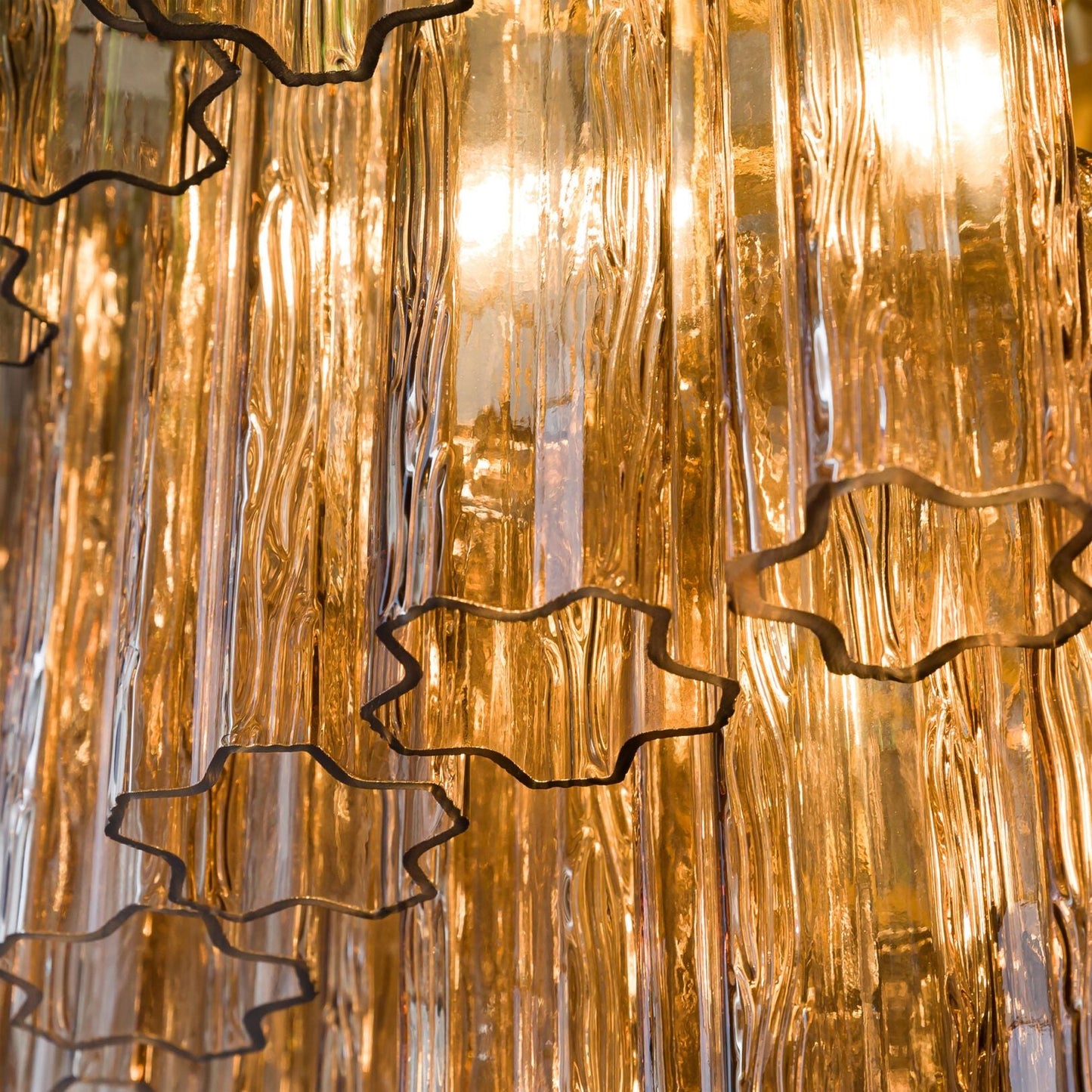 Large Treviso Murano Chandelier 31.5"