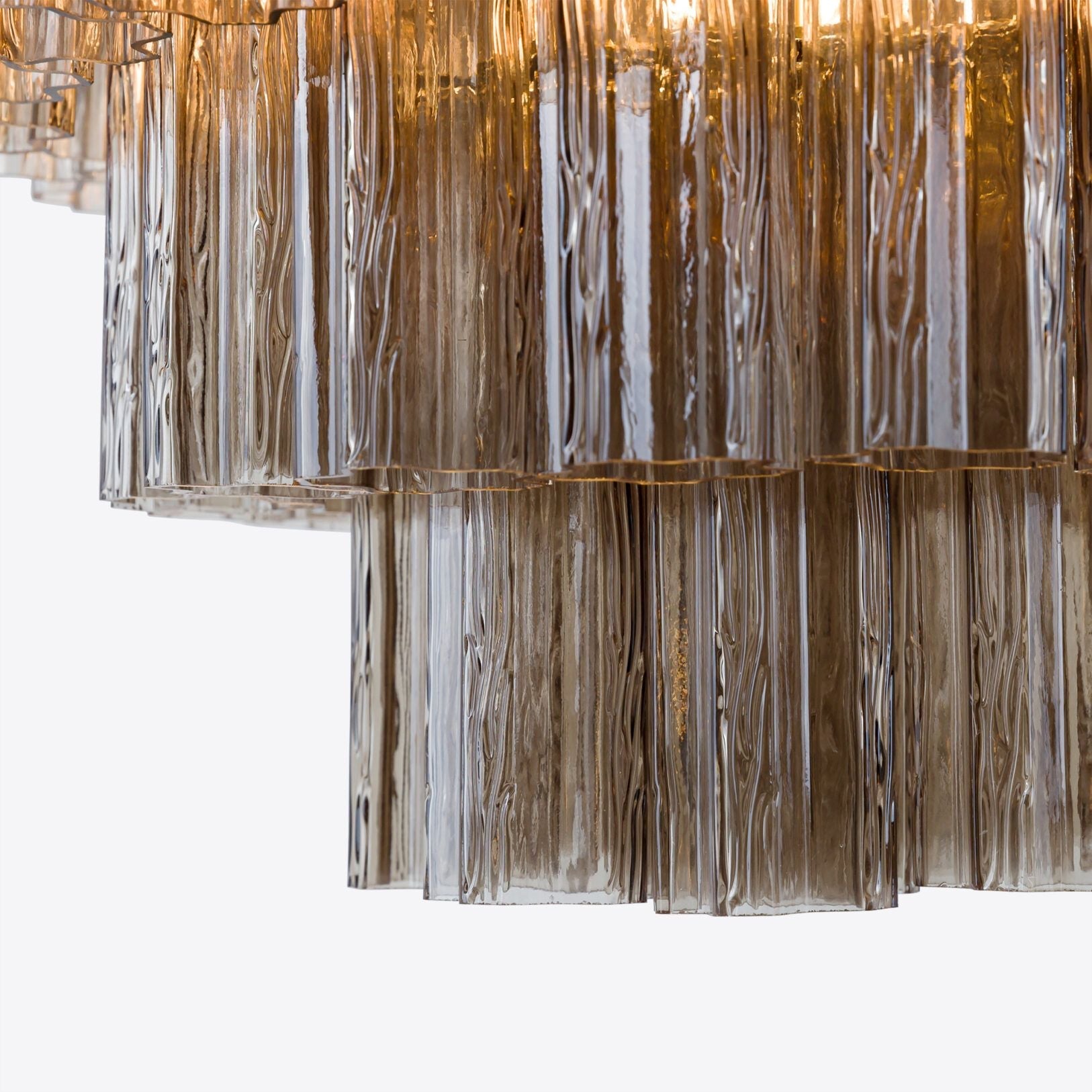 Large Treviso Murano Chandelier 31.5"