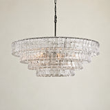 Ghiaccio 4-Tier Round Chandelier 36"