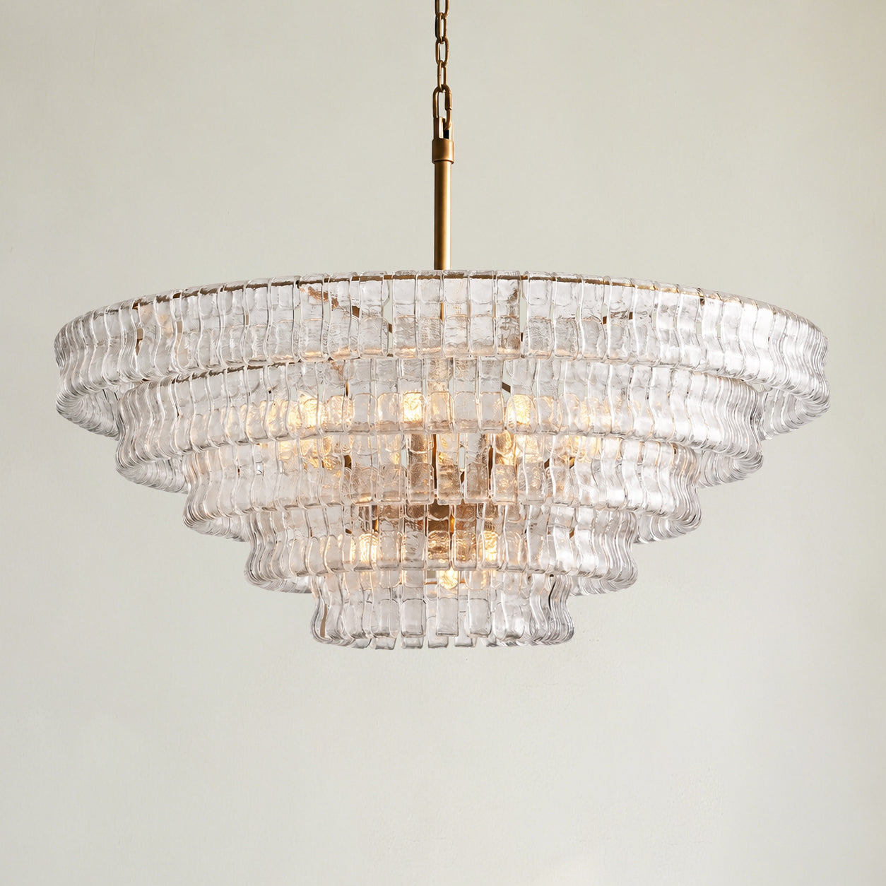 Ghiaccio 5-Tier Round Chandelier 48"