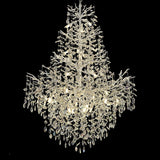 $5000+ Purchase Gift | H65" Silver Tree Branch Crystal High Ceilings Chandeliers