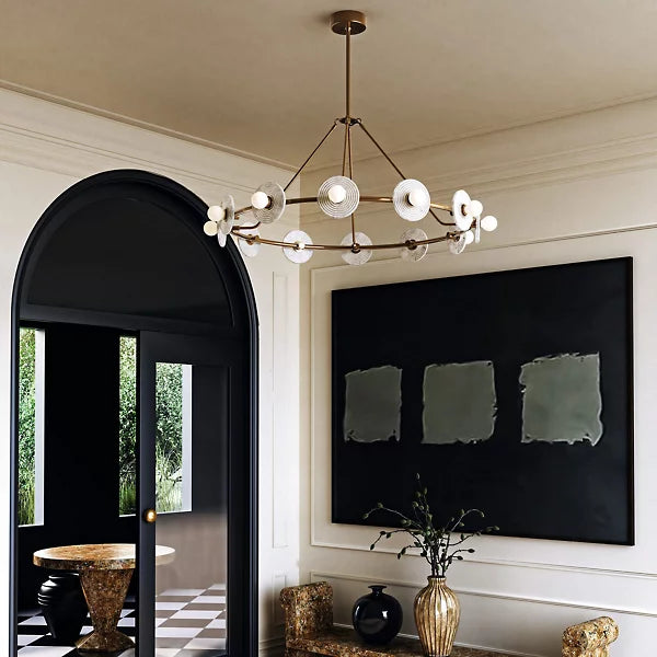 Dahlia Alabaster LED Chandelier