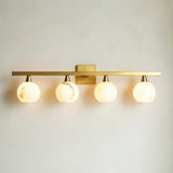 Arica Alabaster 4-Light Sconce
