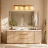 Arica Alabaster 4-Light Sconce