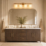 Arica Alabaster 4-Light Sconce