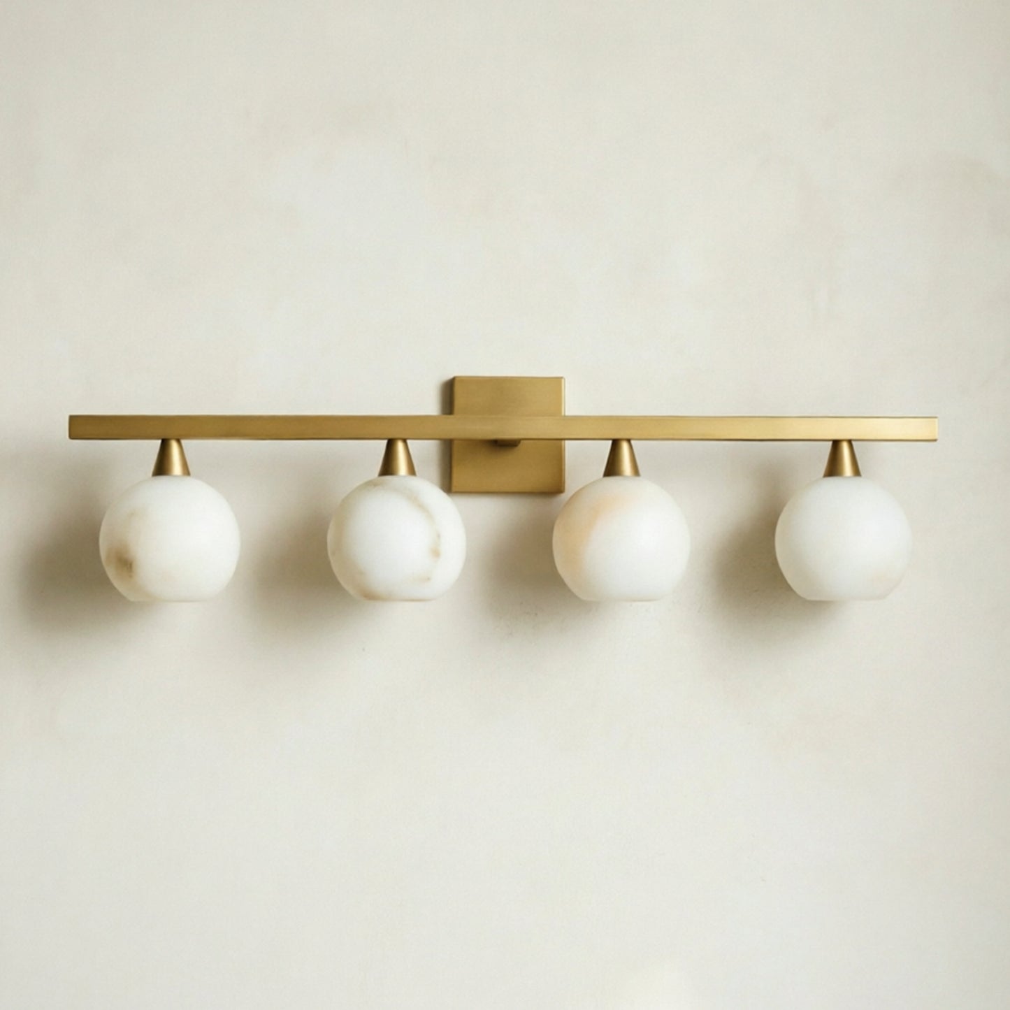 Arica Alabaster 4-Light Sconce