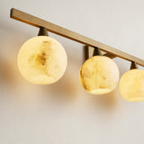 Arica Alabaster 4-Light Sconce