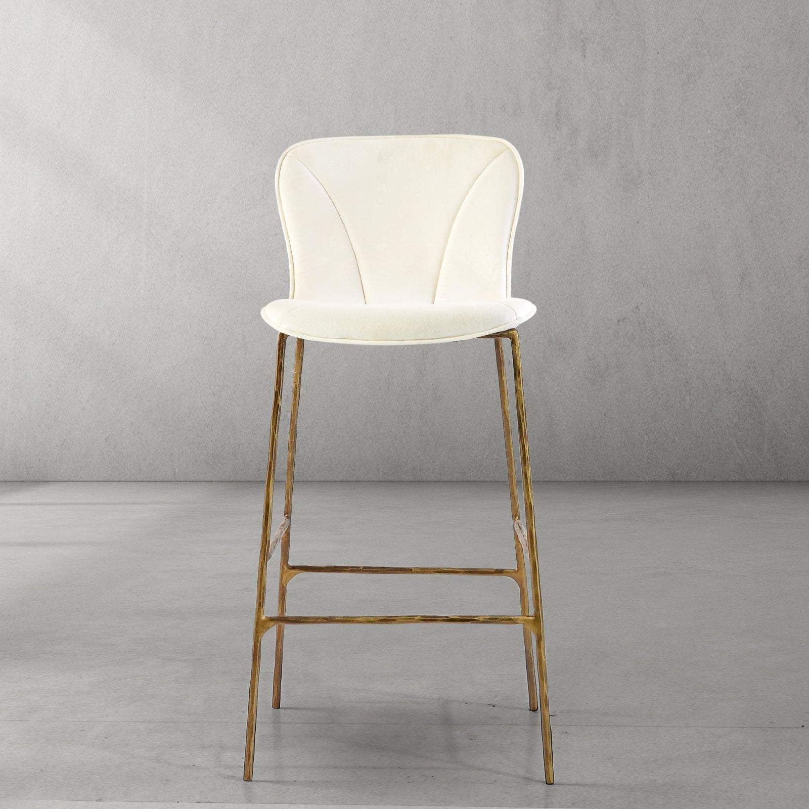 Hand Forged Metal Modern Bar Chair