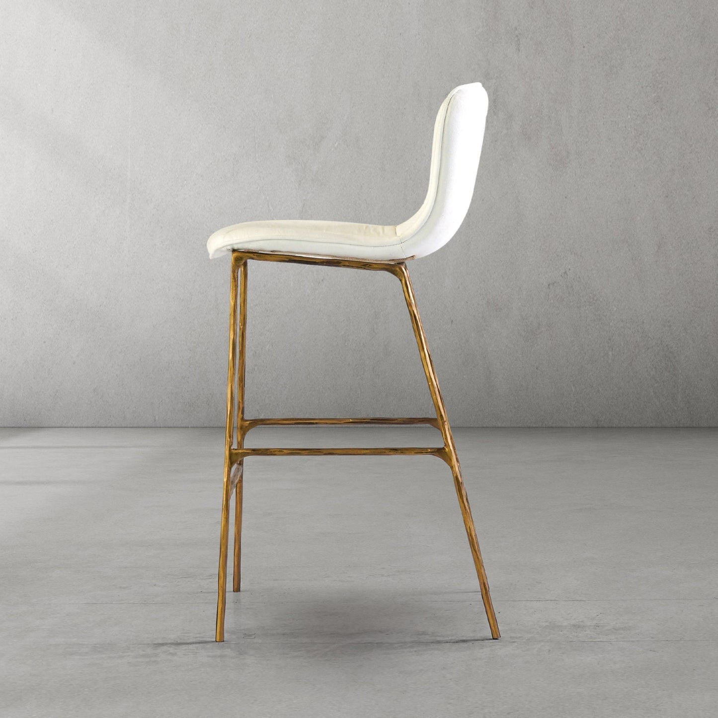 Hand Forged Metal Modern Bar Chair