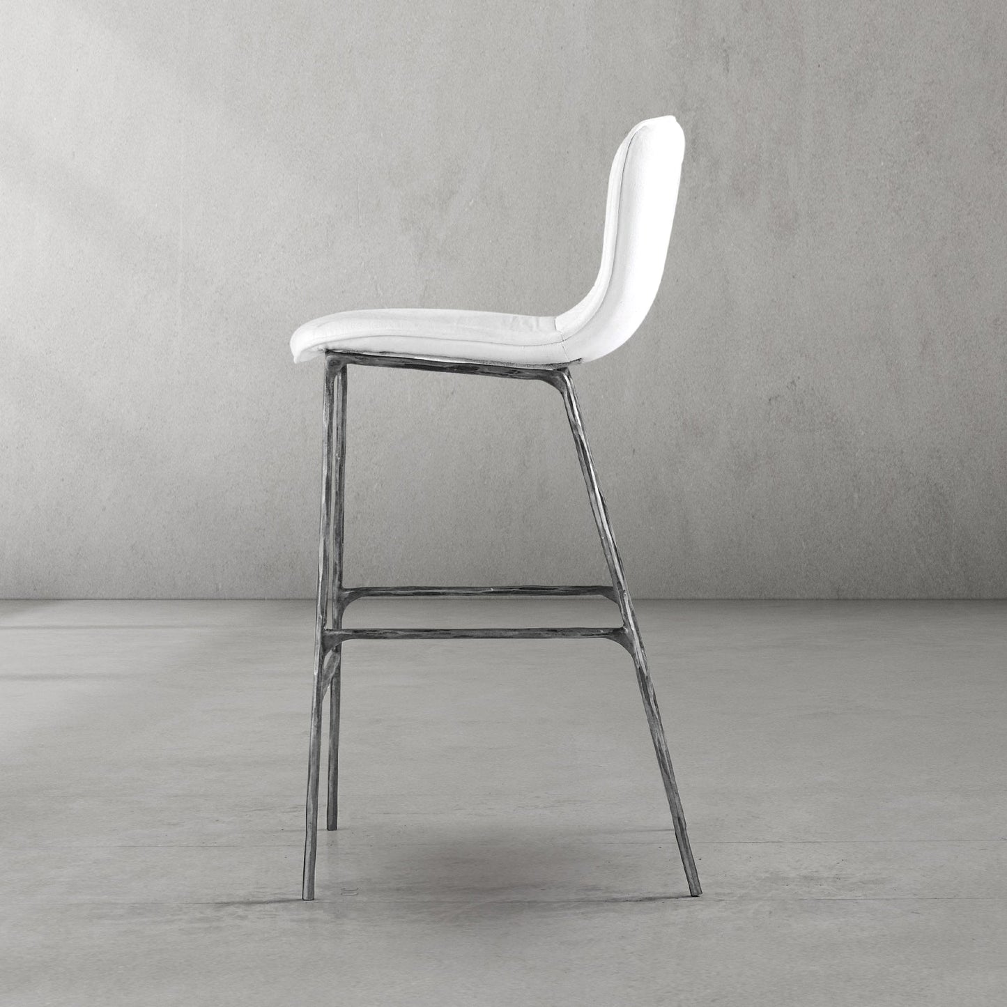 Hand Forged Metal Modern Bar Chair