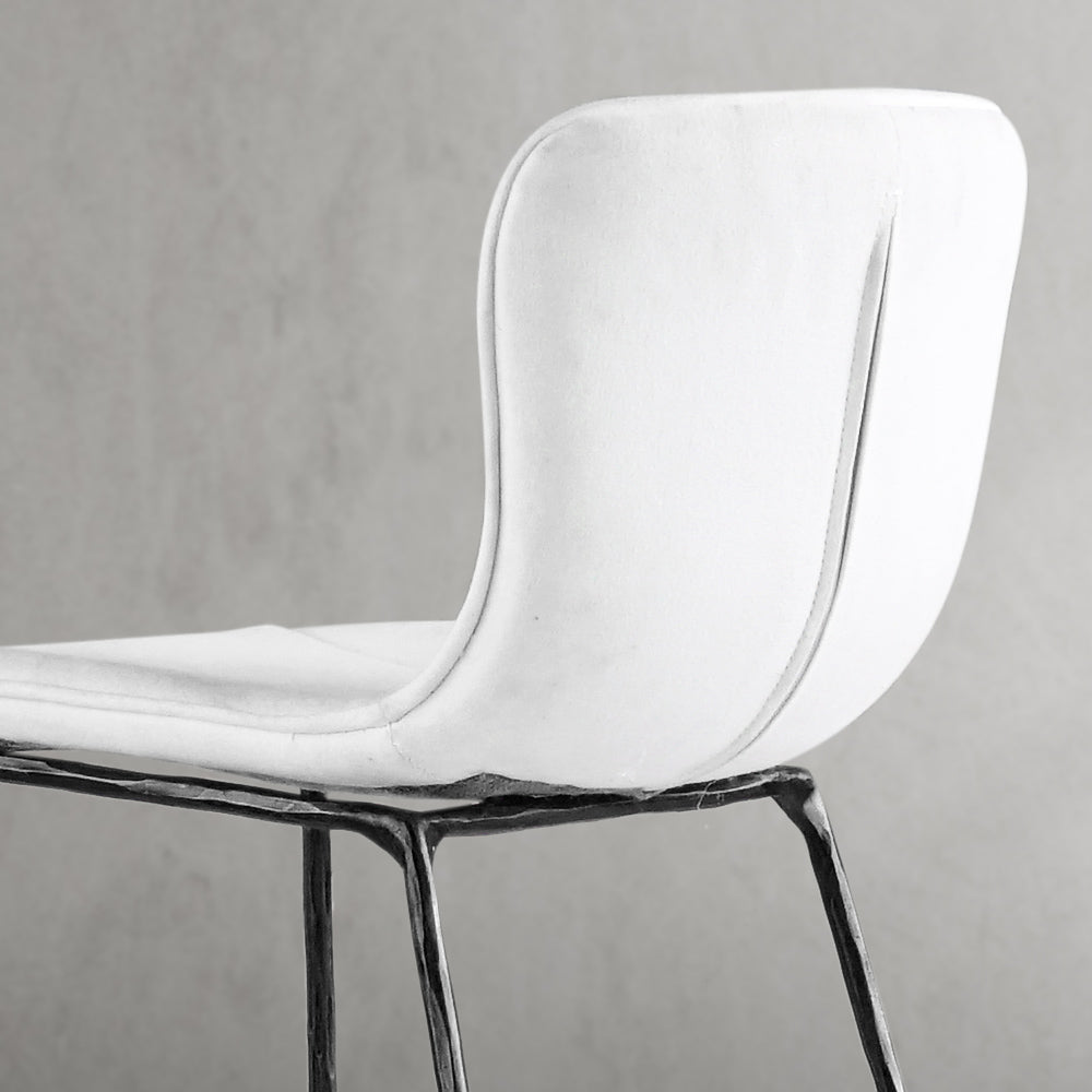 Hand Forged Metal Modern Bar Chair