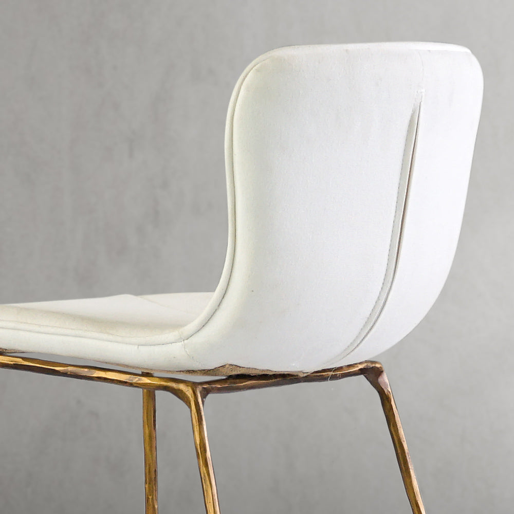 Hand Forged Metal Modern Bar Chair