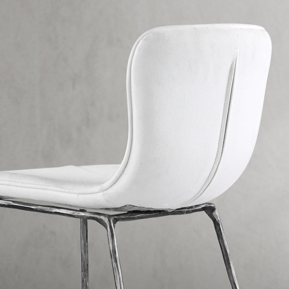 Hand Forged Metal Modern Bar Chair