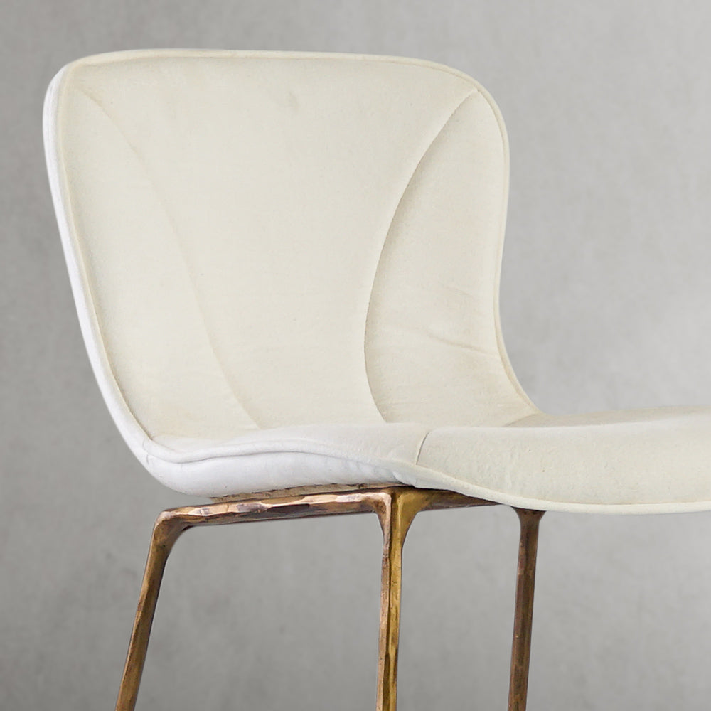 Hand Forged Metal Modern Bar Chair