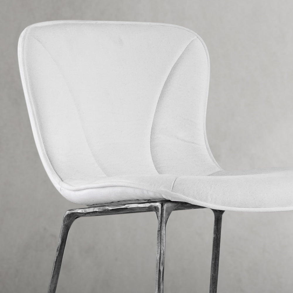 Hand Forged Metal Modern Bar Chair
