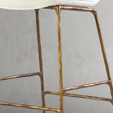 Hand Forged Metal Modern Bar Chair