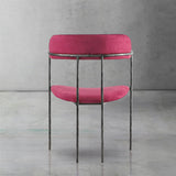 Hand Forged Metal Vintage Armrest Bar Chair