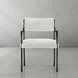 Hand Forged Metal Retro Copper Iron Frame Dining Chair
