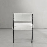 Hand Forged Metal Retro Copper Iron Frame Dining Chair
