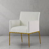 Hand Forged Metal Track Fabric Lounge Armchair