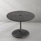 Hand Forged Metal Wooden Side Table