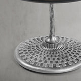 Hand Forged Metal Wooden Side Table